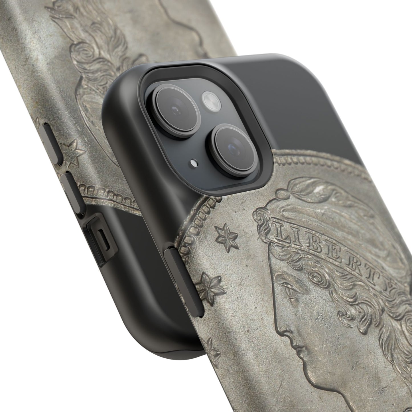 Capped bust Magnetic Tough Case, Phone Protector, Unique Gift, Retro Style, Coin Collecting, Eco-friendly Phone Cover