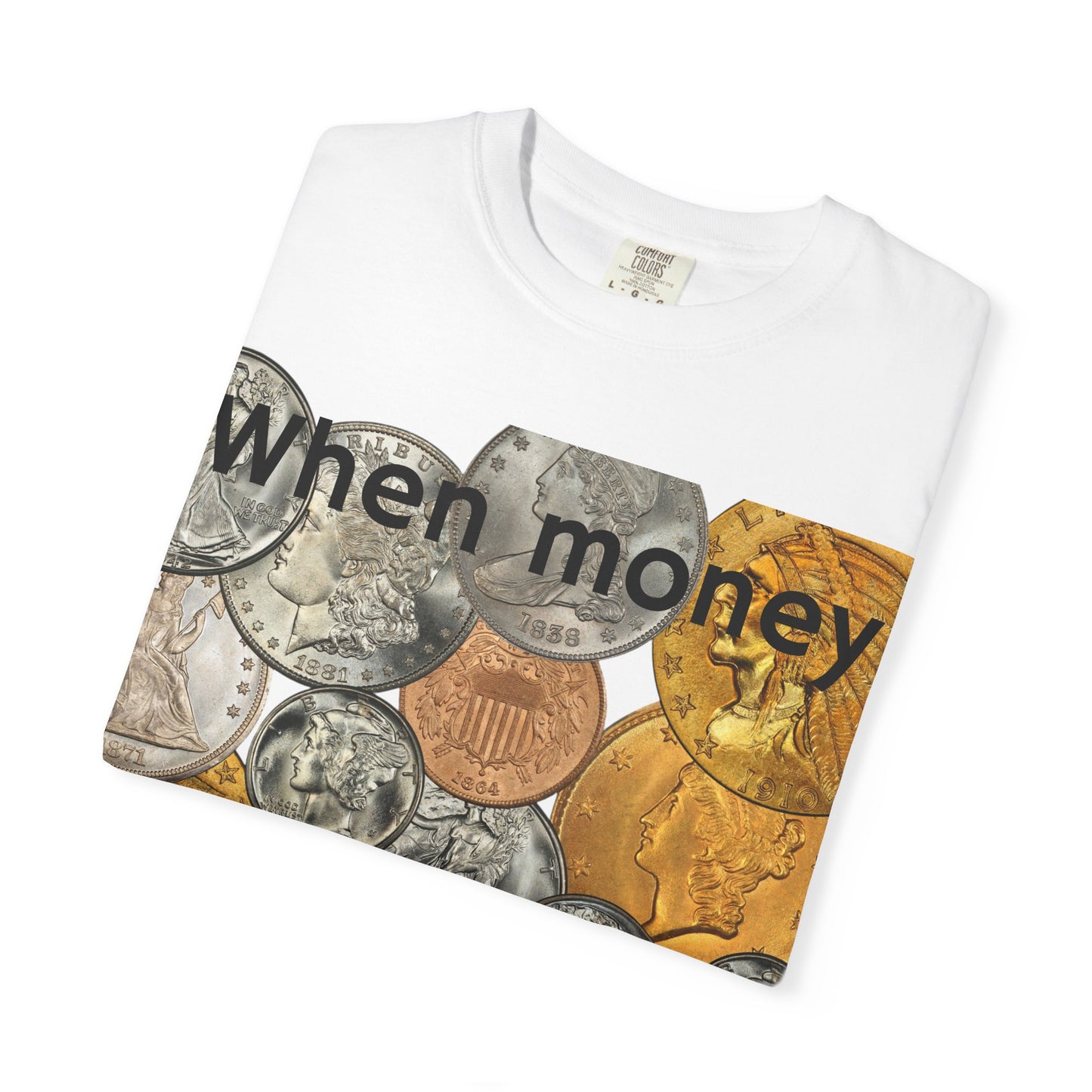 Nostalgic Coin T-Shirt, Vintage Style Tee, Retro Graphic Shirt, Gift for Coin Enthusiasts, Casual Wear, Unisex Apparel