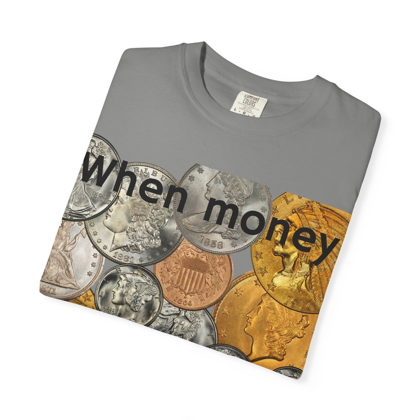 Nostalgic Coin T-Shirt, Vintage Style Tee, Retro Graphic Shirt, Gift for Coin Enthusiasts, Casual Wear, Unisex Apparel