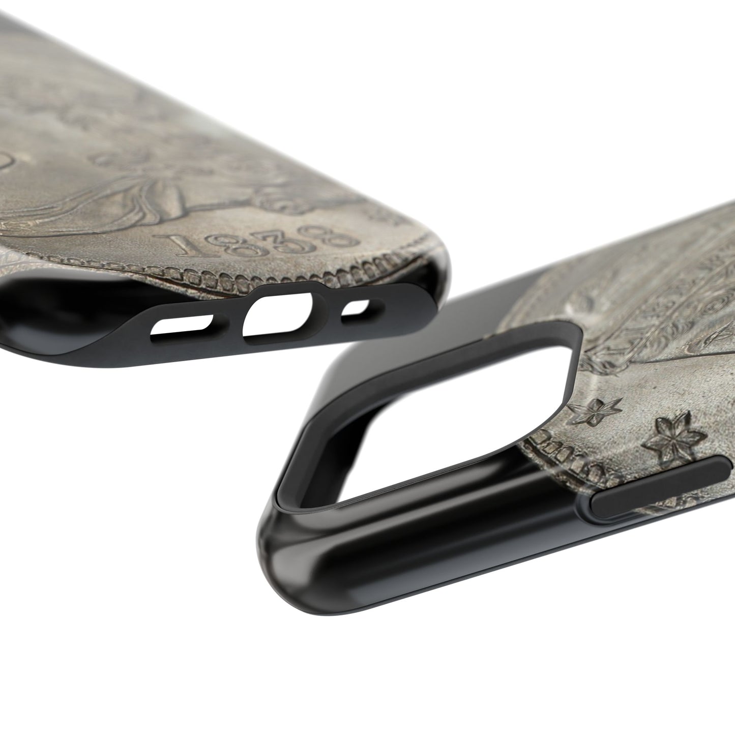 Capped bust Magnetic Tough Case, Phone Protector, Unique Gift, Retro Style, Coin Collecting, Eco-friendly Phone Cover