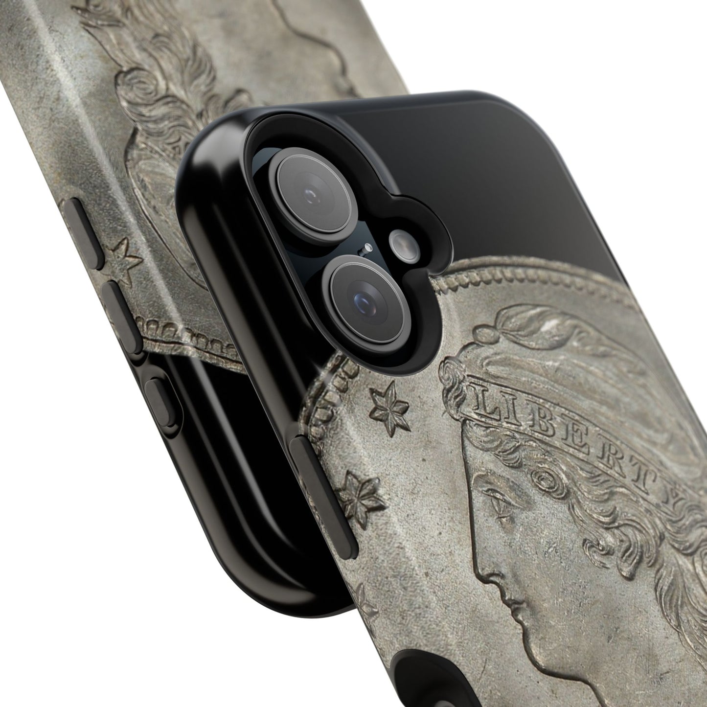 Capped bust Magnetic Tough Case, Phone Protector, Unique Gift, Retro Style, Coin Collecting, Eco-friendly Phone Cover