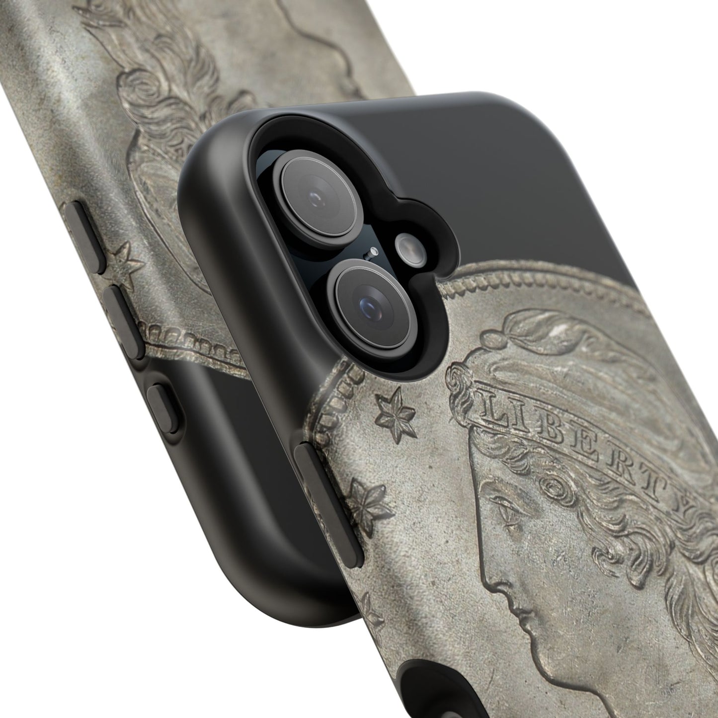 Capped bust Magnetic Tough Case, Phone Protector, Unique Gift, Retro Style, Coin Collecting, Eco-friendly Phone Cover