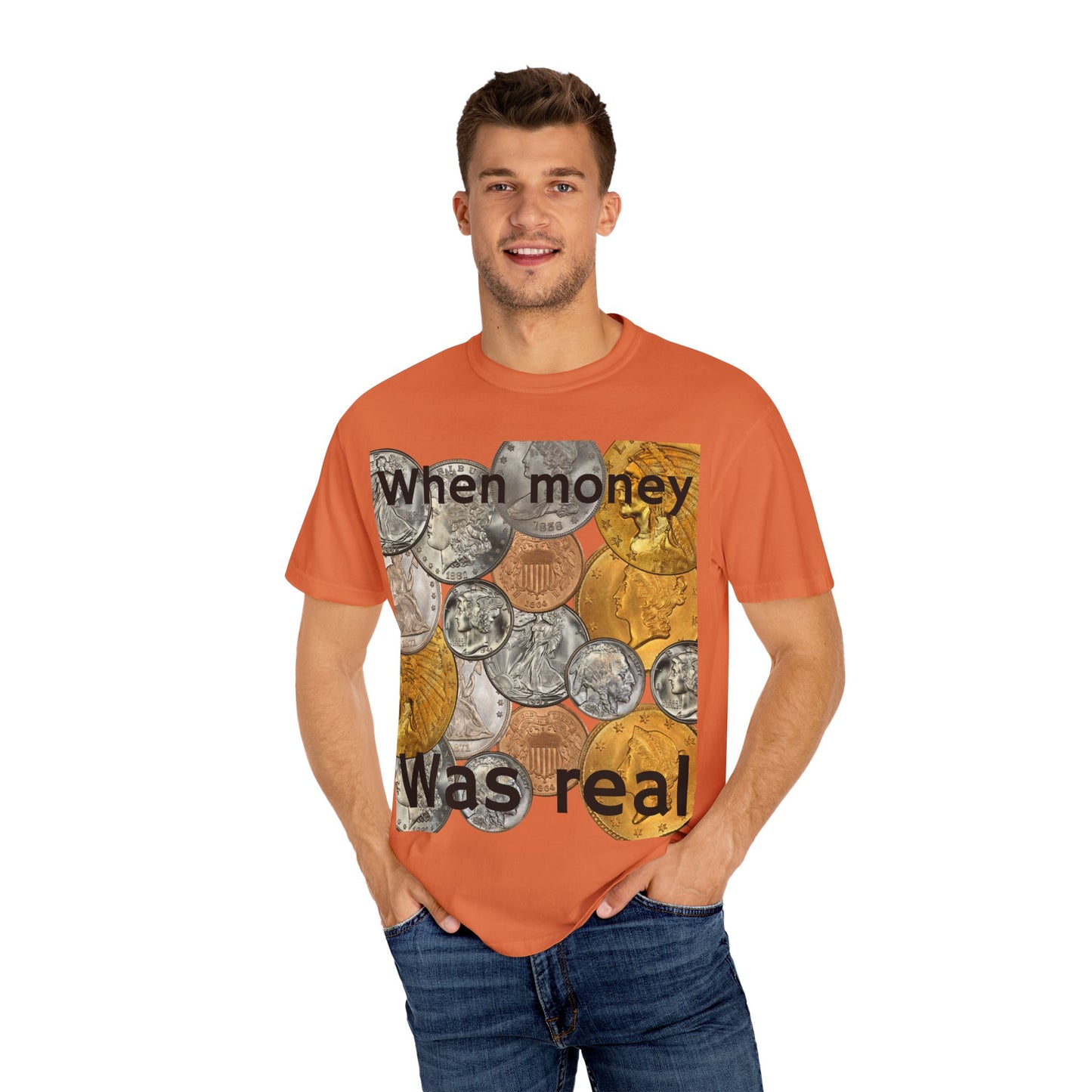 Nostalgic Coin T-Shirt, Vintage Style Tee, Retro Graphic Shirt, Gift for Coin Enthusiasts, Casual Wear, Unisex Apparel