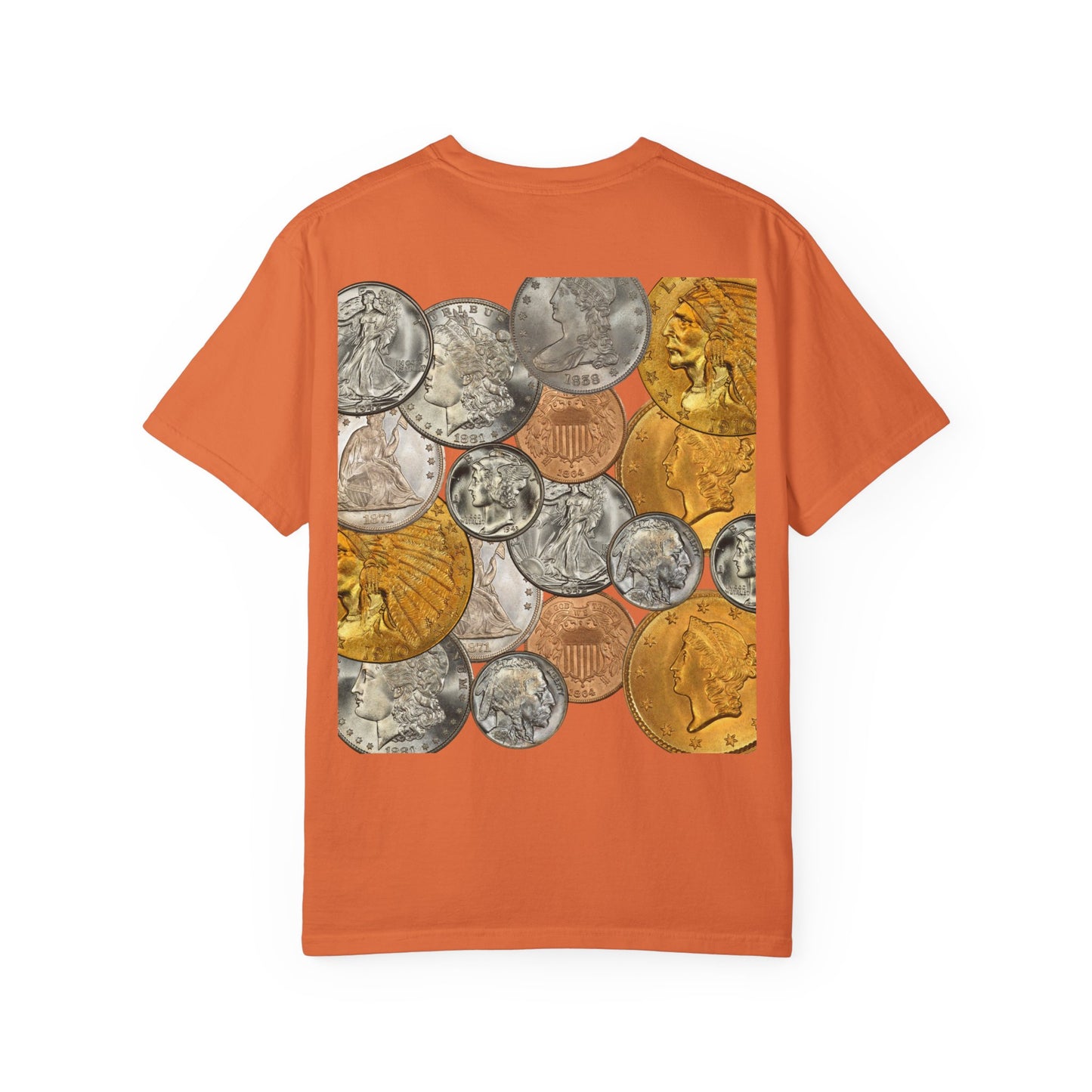 Nostalgic Coin T-Shirt, Vintage Style Tee, Retro Graphic Shirt, Gift for Coin Enthusiasts, Casual Wear, Unisex Apparel