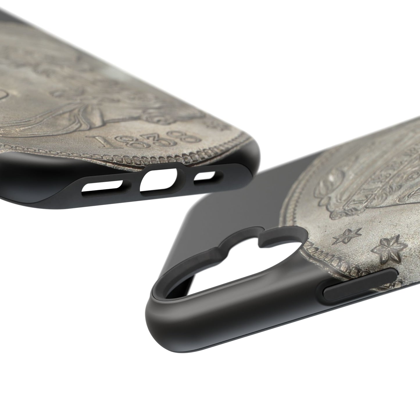 Capped bust Magnetic Tough Case, Phone Protector, Unique Gift, Retro Style, Coin Collecting, Eco-friendly Phone Cover