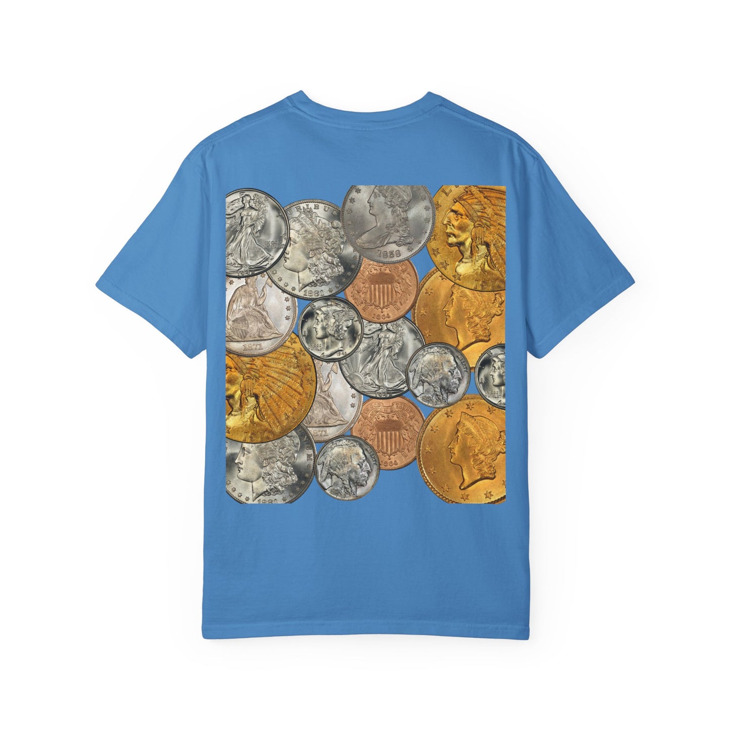 Nostalgic Coin T-Shirt, Vintage Style Tee, Retro Graphic Shirt, Gift for Coin Enthusiasts, Casual Wear, Unisex Apparel