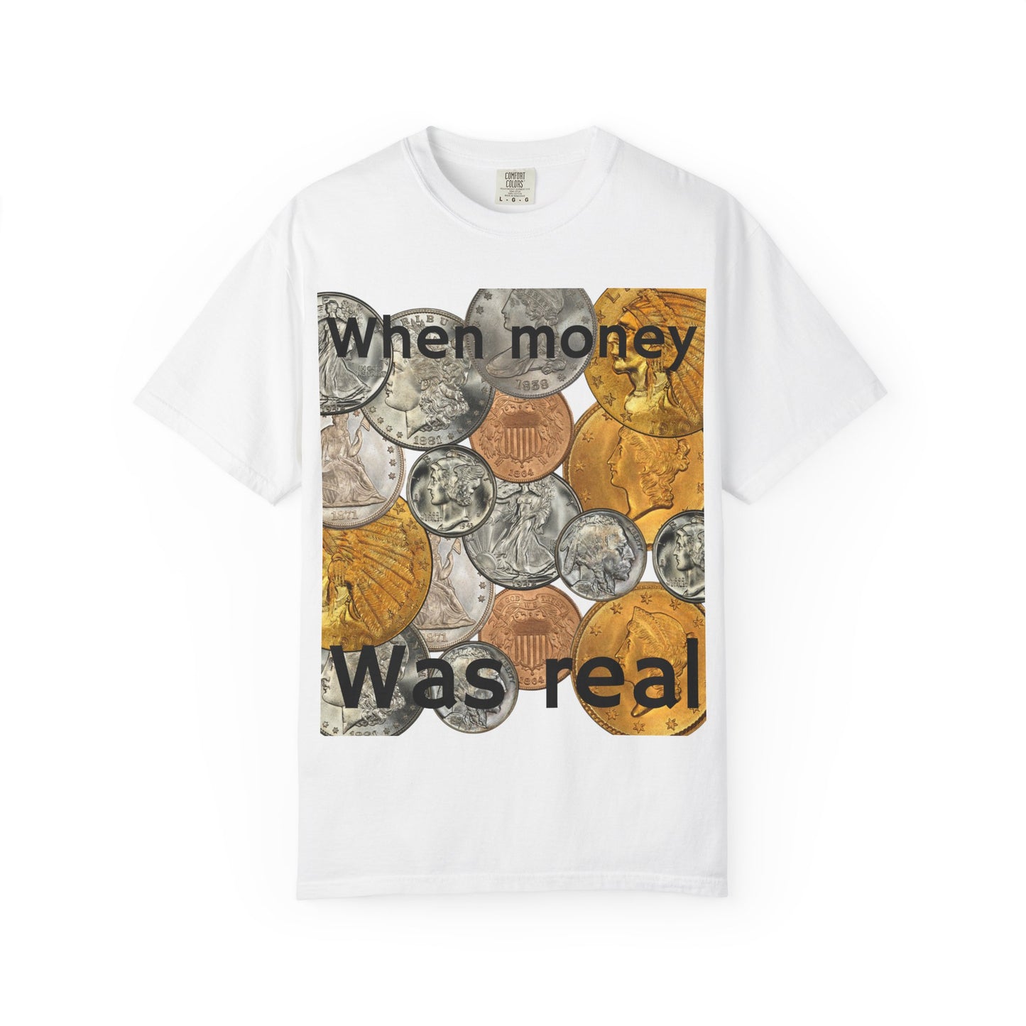 Nostalgic Coin T-Shirt, Vintage Style Tee, Retro Graphic Shirt, Gift for Coin Enthusiasts, Casual Wear, Unisex Apparel