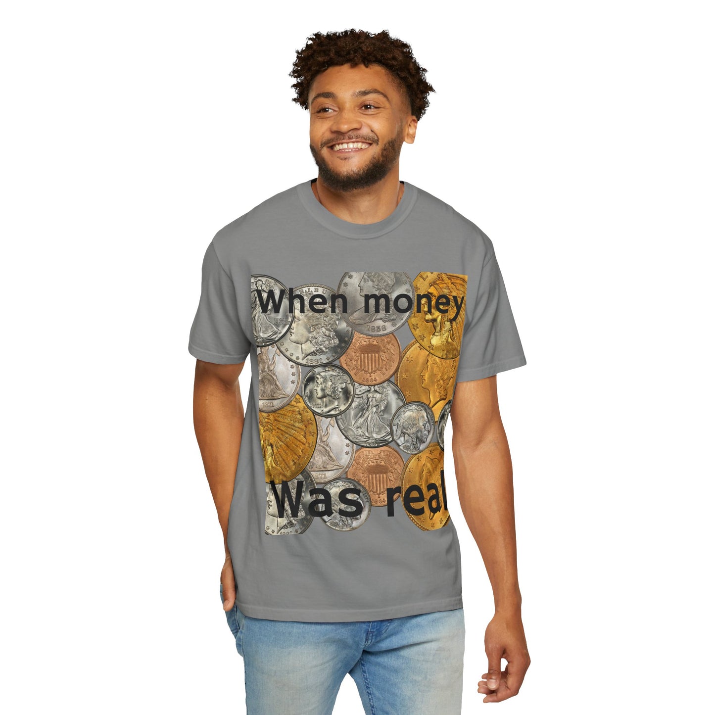 Nostalgic Coin T-Shirt, Vintage Style Tee, Retro Graphic Shirt, Gift for Coin Enthusiasts, Casual Wear, Unisex Apparel