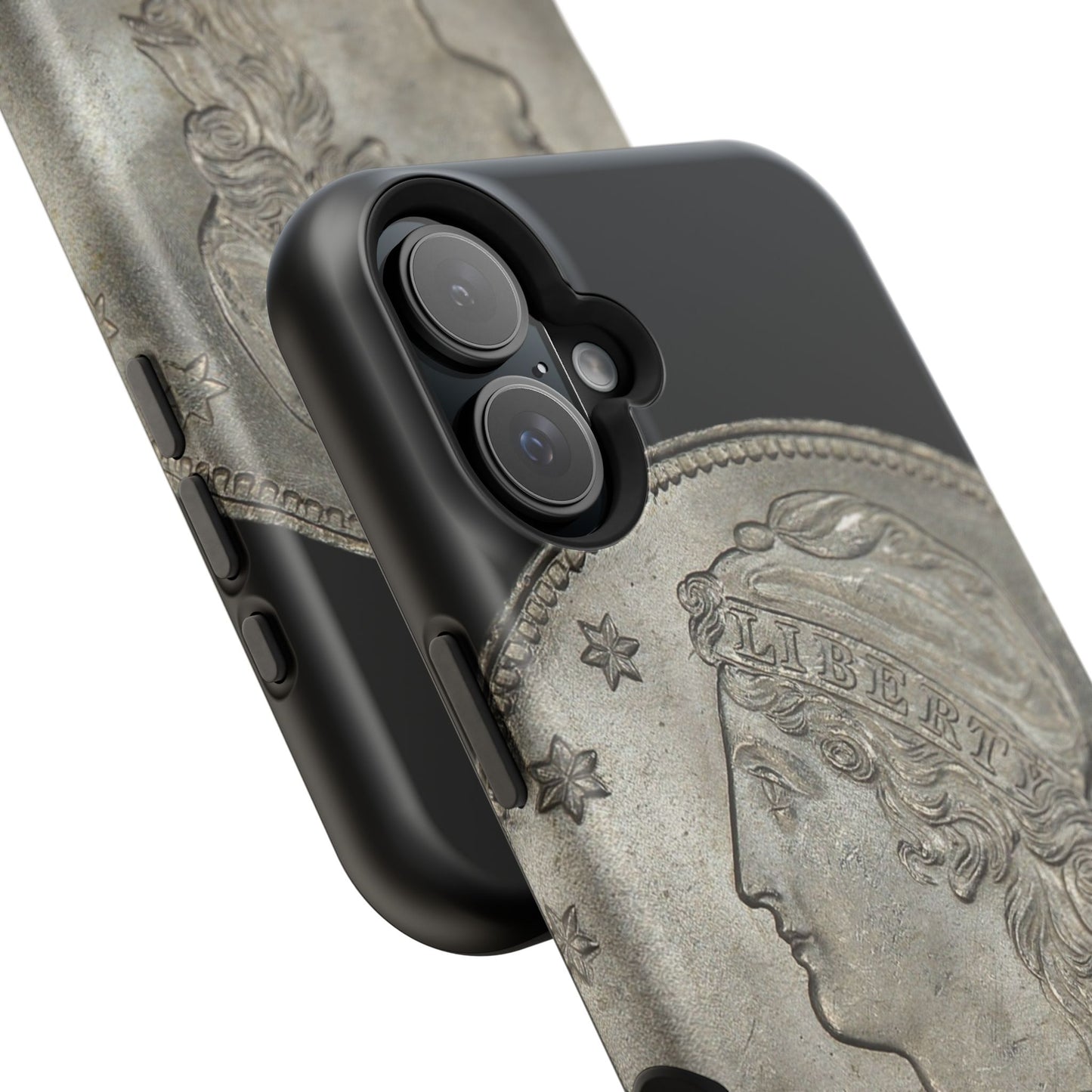 Capped bust Magnetic Tough Case, Phone Protector, Unique Gift, Retro Style, Coin Collecting, Eco-friendly Phone Cover