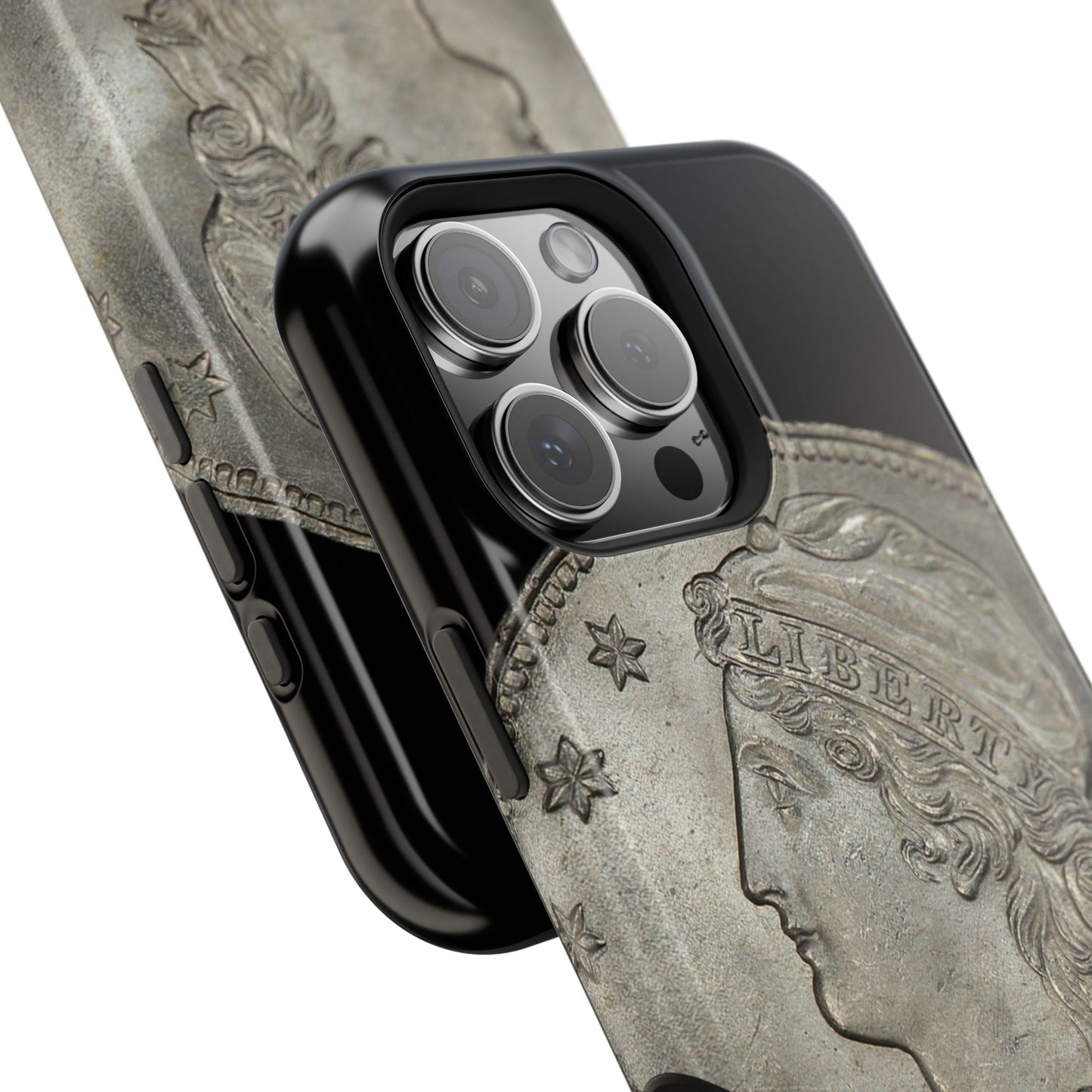 Capped bust Magnetic Tough Case, Phone Protector, Unique Gift, Retro Style, Coin Collecting, Eco-friendly Phone Cover