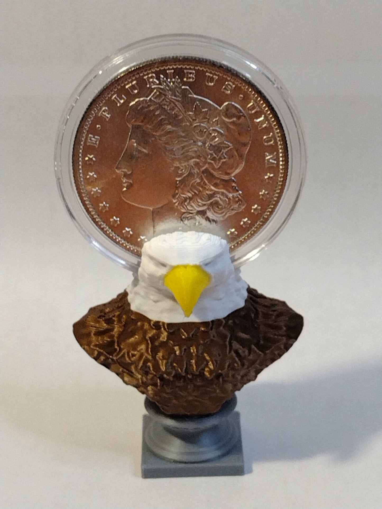 eagle bust coin holder