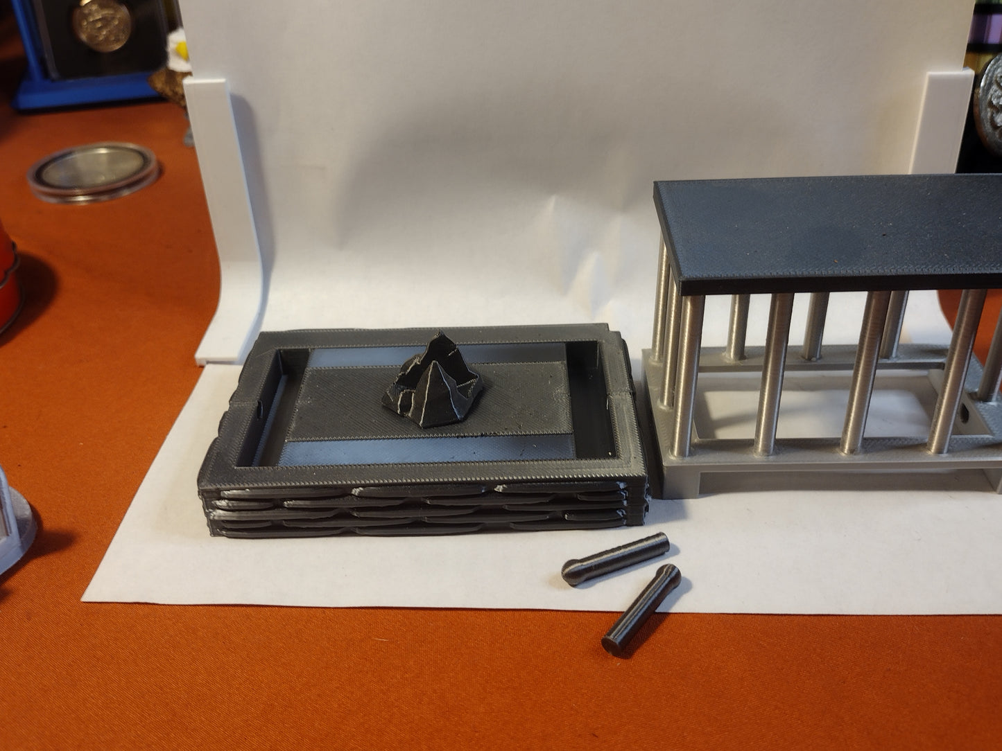 cage coin capsule display